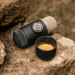 Преносима ръчна кафемашина Wacaco Nanopresso Dark Soul Grey, 18bar, 80мл, 8гр, +Калъф, Сив