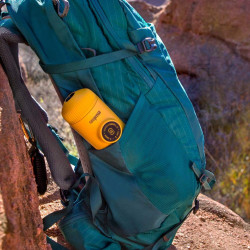 Wacaco Nanopresso Yellow Patrol Portable Espresso Machine, 18 bar, 80 ml, For ground coffee, No charging or batteries required, Yellow