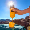 Wacaco Nanopresso Yellow Patrol Portable Espresso Machine, 18 bar, 80 ml, For ground coffee, No charging or batteries required, Yellow