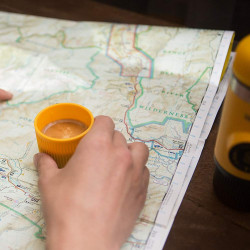 Wacaco Nanopresso Yellow Patrol Portable Espresso Machine, 18 bar, 80 ml, For ground coffee, No charging or batteries required, Yellow