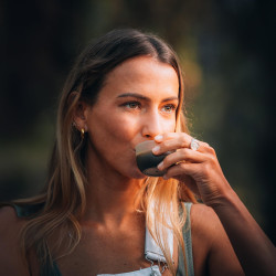 Wacaco Minipresso GR2 Portable Espresso Machine, No charging or batteries required, 80 ml, 18 bar, Ground coffee, Portafilter, Carrying case, Gray/Black