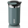 Wacaco Octaroma Lungo Cadet Blue Insulated Mug, 300 ml, Vacuum-Insulated, Double-Walled, BPA-Free, Blue