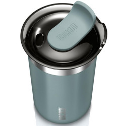 Wacaco Octaroma Lungo Cadet Blue Insulated Mug, 300 ml, Vacuum-Insulated, Double-Walled, BPA-Free, Blue