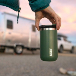 Wacaco Octaroma Lungo Pomona Green Insulated Mug, 300 ml, Vacuum-Insulated, Double-Walled, BPA-Free, Green