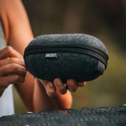 Protective Case for the Wacaco Minipresso GR2 Espresso Machine, Shock-Resistant, Water-Resistant, Hanging Loop, Black