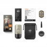 Espressor manual portabil Wacaco Minipresso NS2, 80 ml, Fara incarcare sau baterii, Capsule Nespresso, Gri/Negru