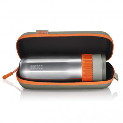 Protective Case for Wacaco Pipamoka, EVA, Shock-Resistant, Gray/Orange