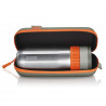 Protective Case for Wacaco Pipamoka, EVA, Shock-Resistant, Gray/Orange