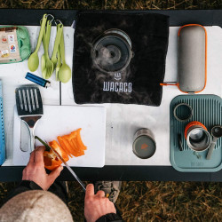 Protective Case for Wacaco Pipamoka, EVA, Shock-Resistant, Gray/Orange