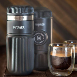 Wacaco Nanopresso Barista Kit Double Espresso Adapter, 140 ml, Gray