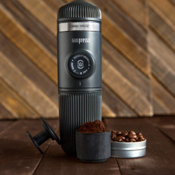 Διπλός αντάπτορας εσπρέσο Κιτ Wacaco Nanopresso Barista, 140 ml, Γκρι