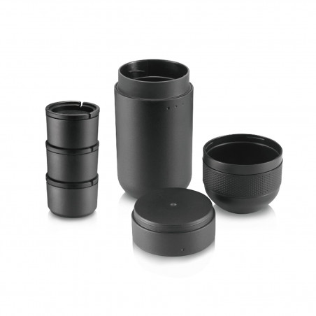 Kit accesorii Wacaco Minipresso, 120 ml, 16 g, Fara BPA, Negru