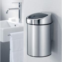 Кош за смет Brabantia Touch Bin 3L, White