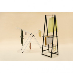 Brabantia Linn 1000814 Multi-Functional Clothes Rack, Steel, Black