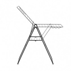 Сушилник за дрехи Brabantia Hangon 1004165, 20 м, 6 закачалки, Регулируем, Заключване за деца, Черен/мат