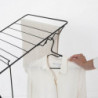 Brabantia Hangon 1004165 Clothes Dryer, 20 m, 6 Hangers, Adjustable, Child Lock, Black/Matte