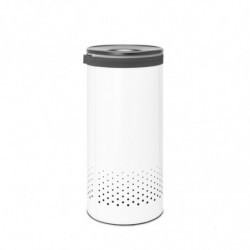 Cos de rufe Brabantia 1004178, 35 L, Capac din plastic, Umplere fara deschidere, Gauri aerisire, Alb