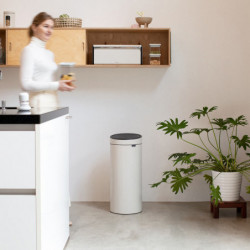 Κάδος Brabantia Touch Bin New 1005544, 30 λίτρα, Αθόρυβο και ομαλό άδειασμα, Μπεζ
