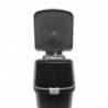 Κάδος απορριμμάτων με πεντάλ Brabantia StepUp 1008479, 16 L, Οικολογικά υλικά, Μεγάλο άνοιγμα, Σκούρο γκρι