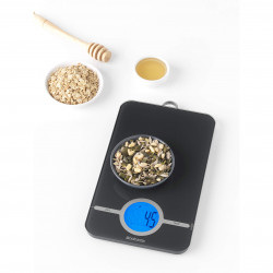 Кухненска везна Brabantia Tasty+ 1001251, До 5 кг, 3x AAA батерии, ТАРА, LCD дисплей, Тъмносив