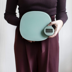 Ζυγαριά κουζίνας Brabantia Tasty+ 1001254, Μέχρι 5 kg, Δεν χρειάζονται μπαταρίες, Τάρα, Ψηφιακή οθόνη, Ανοιχτό πράσινο