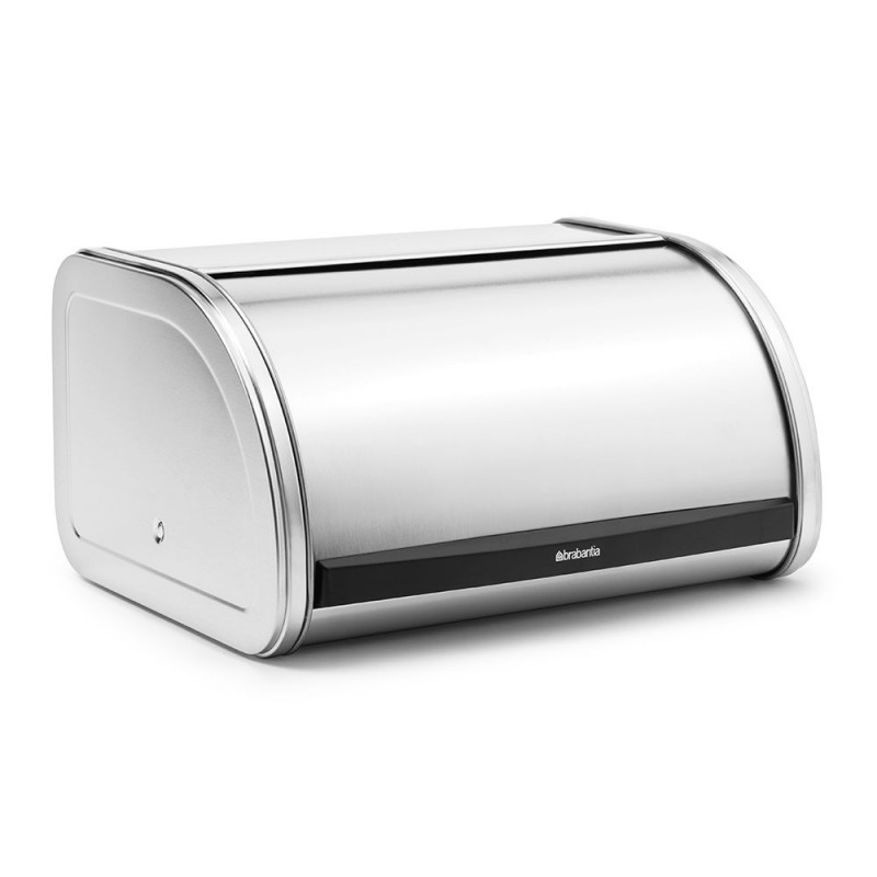 Кутия за хляб Brabantia Roll Top Medium Matt Steel, средна