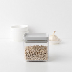 Brabantia Tasty+ Storage Jar 1001156, 0.7 L, Light Gray