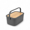Кутия за хляб Brabantia Nic, Dark Grey