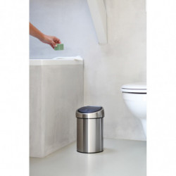 Кош за смет Brabantia Touch Bin 3L, Matt Steel