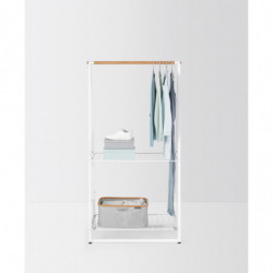 Suport multifunctional pentru haine Brabantia Linn 1008930, Otel, Alb