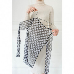 Set 4 umerase Brabantia Linn 1000823, Aluminiu, Negru