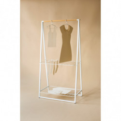 Set of 4 Brabantia Linn 1000824 Clothes Hangers, Aluminum, Gray