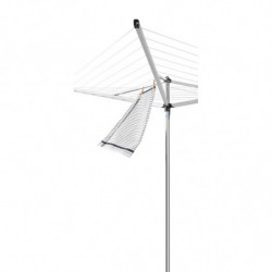 Brabantia Essential 1003460 Outdoor Space, 30 m, Concrete Anchor, Sheath, Corrosion-Resistant, Stainless Steel