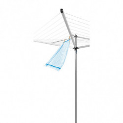 Външен простор Brabantia Essential 1003460, 30 м, Котва за бетониране, Калъф, Резистентен на корозия, Инокс