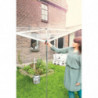 Brabantia Essential 1003460 Outdoor Space, 30 m, Concrete Anchor, Sheath, Corrosion-Resistant, Stainless Steel