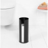 Brabantia ReNew 1003471 Spare Toilet Paper Holder, Triple, Corrosion-Resistant, Black/Matte