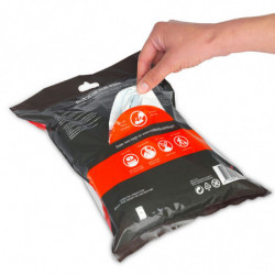 Brabantia PerfectFit NewIcon 1005490 Trash Bags, Size Y, 20 L, 40 Count, White