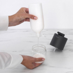 Διανομέας υγρού σαπουνιού Brabantia MindSet 1005672, 200 ml, ευρύ άνοιγμα, σκούρο γκρι