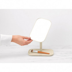 Огледало с поставка за принадлежности Brabantia ReNew Soft Beige