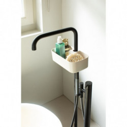 Органайзер за душ Brabantia ReNew 1006272, 7.5х13.3х24.4 см, Дъно с отвори за вода, Устойчивост на корозия, Бежов