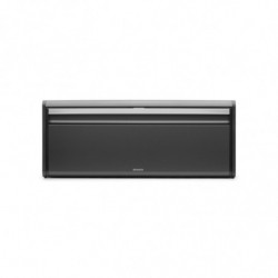 Cutie de paine Brabantia Fall Front 1008871, 18 L, 46.5x25 cm, Montare langa perete, Gri