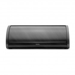 Кутия за хляб Brabantia Roll Top 1008872, 16 л, 44.5х26 см, Лека и здрава конструкция, Тъмносив