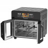 Фритюрник-фурна с горещ въздух TurboTronic TT-AFO240, 2600W, 23 л, 10 програми, Грил, Таймер, Черен