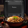 Multicooker TurboTronic TT-DMC20, 1200W, 4L, 6 programe, Timer, LED, Ecran tactil, Accesorii, Negru