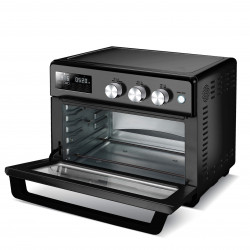 Friteuza - cuptor cu aer cald TurboTronic TT-AF32DRD, 1700 W, 32 L, 25-230°C, 12 programe, Grill, Afisaj LED, Timer, Negru