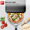 TurboTronic pizzasütő TT-PO13, 2200W, 20L, 400C, 37 cm, időzítő, Fekete