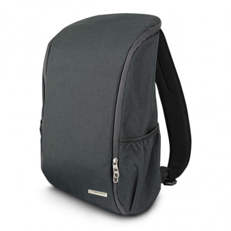 Esperanza ET199 Laptop Bag, 15.6", Foam-padded side panels, Zippered pocket, Black