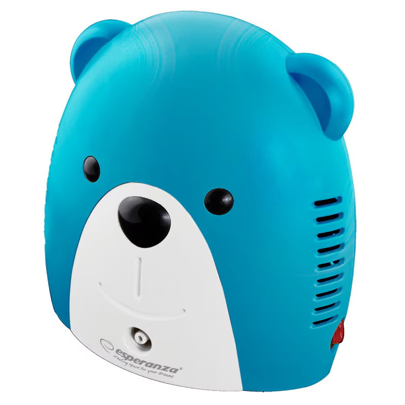Esperanza ECN004 Children's Inhaler, 10 ml, 0.3 ml/min, Bear, Blue