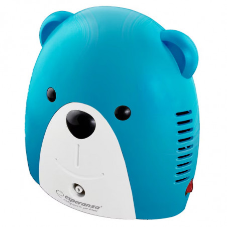 Esperanza ECN004 Children's Inhaler, 10 ml, 0.3 ml/min, Bear, Blue