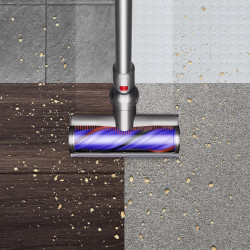 Вертикална прахосмукачка Dyson V8 Advanced 492636-01, 130AW, 540мл, 110000 rpm/min, Автономност до 40 мин, HEPA, Сребрист/Никел